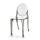 Wyraźne krzesło z tworzywa sztucznego z kryształu z atrakcyjną ceną